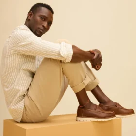 Erkek Navi TRVL LITE Havana Loafer