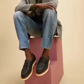 Erkek Navi TRVL LITE Havana Loafer