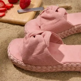 Kadın Abby Slide Flatform Espadril Sandalet