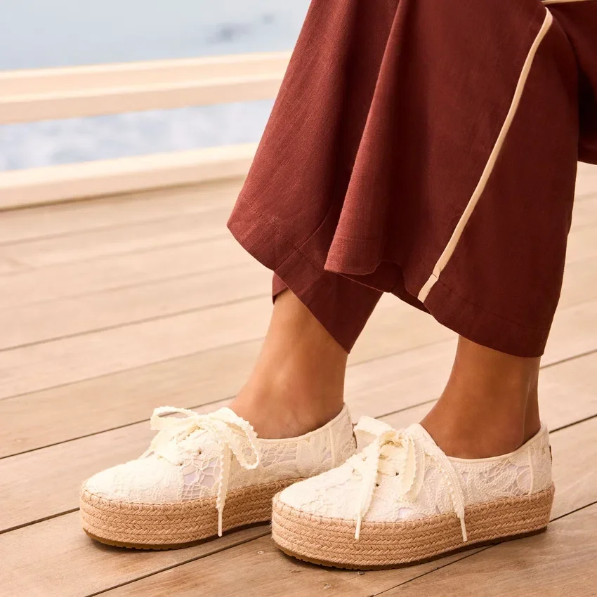 Kadınlar için Valencia Bağcıklı Platform Espadriller Kadınlar için Valencia Bağcıklı Platform Espadriller